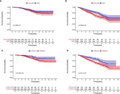 Ground Glass Opacity and Adjuvant Chemotherapy in Pathological Stage IB–IIA Lung Adenocarcinoma